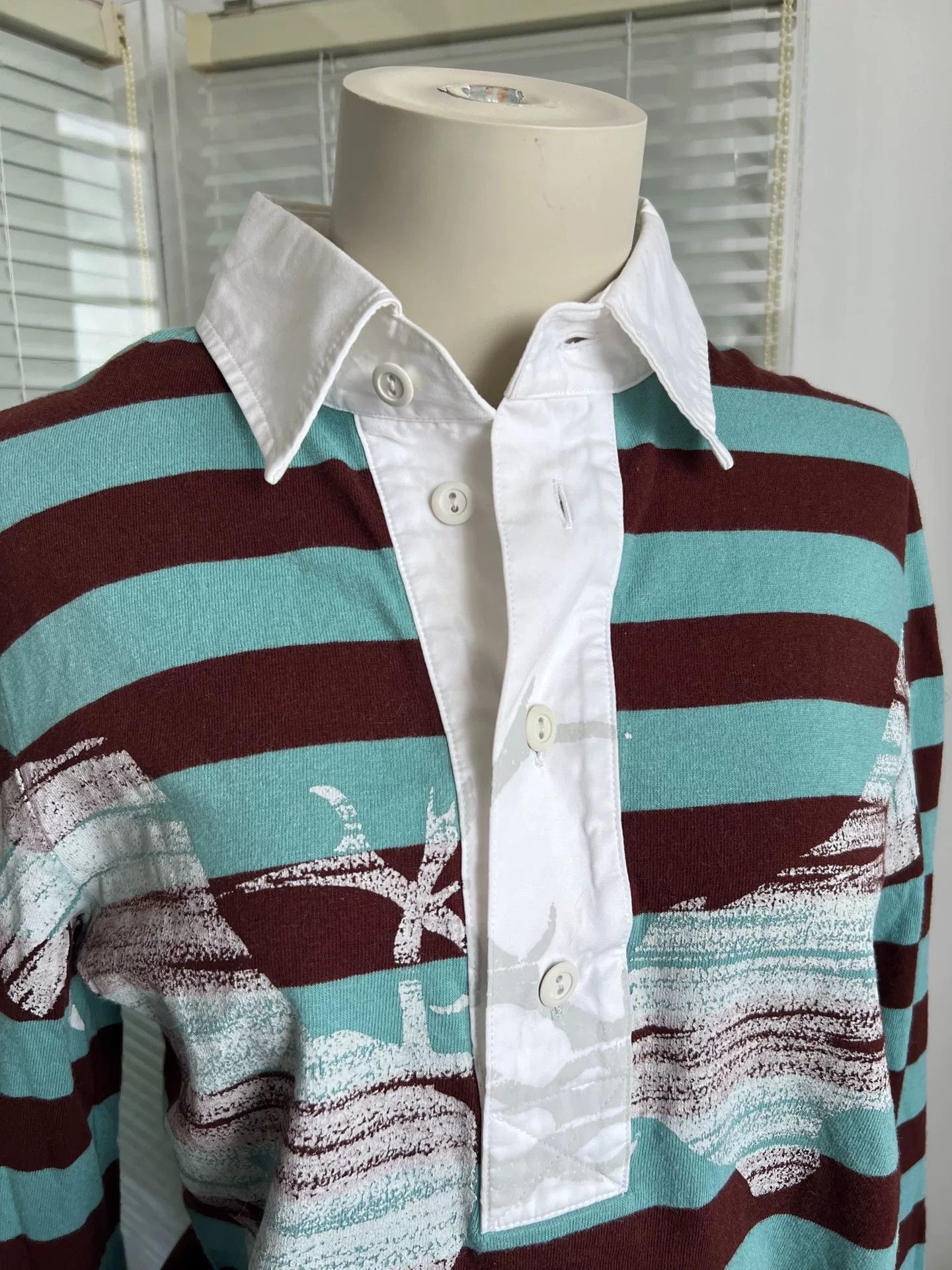 Vivienne Westwood Vivienne Westwood Striped Polo Longsleeve Size US S / EU 44-46 / 1 - 7 Thumbnail