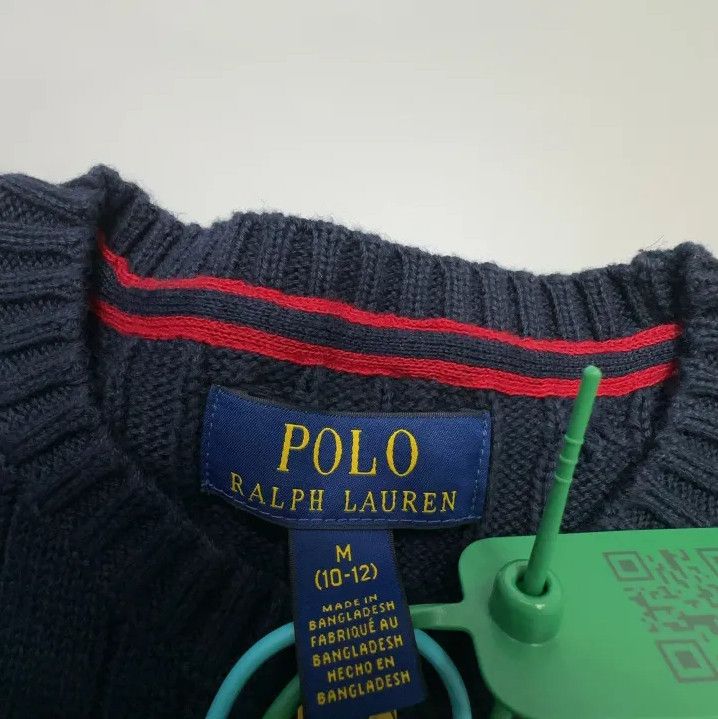 Polo Ralph Lauren Polo Ralph Lauren Cable-Knit Cotton Crewneck Sweater Size US M / EU 48-50 / 2 - 2 Thumbnail