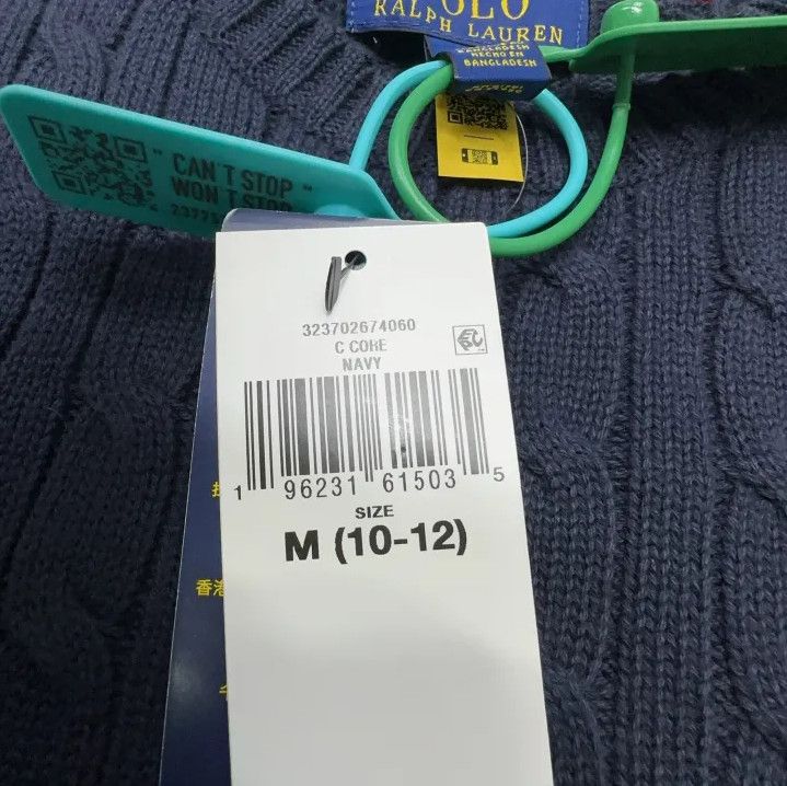 Polo Ralph Lauren Polo Ralph Lauren Cable-Knit Cotton Crewneck Sweater Size US M / EU 48-50 / 2 - 3 Thumbnail