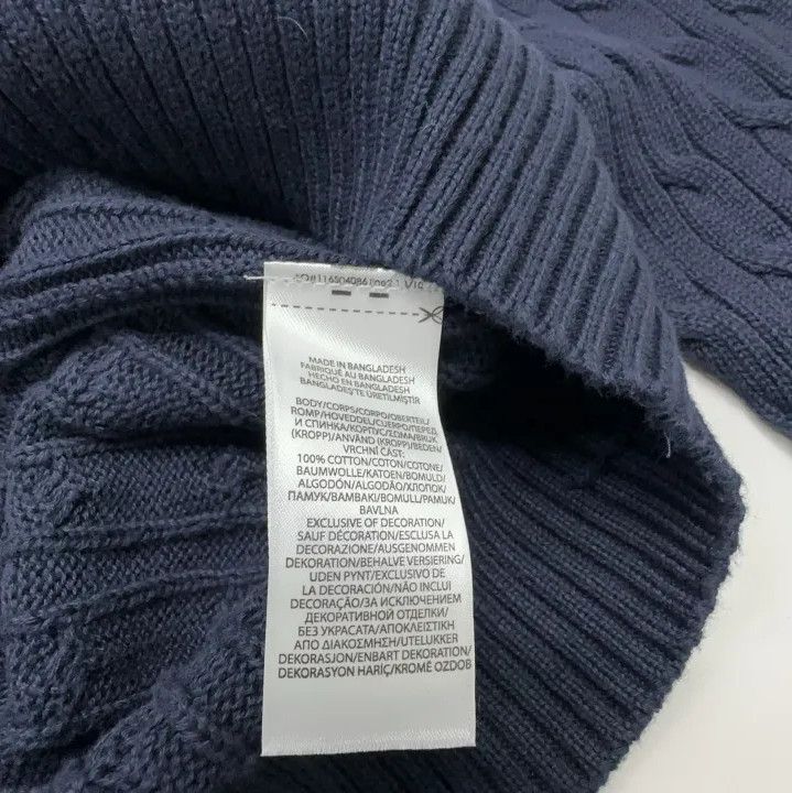 Polo Ralph Lauren Polo Ralph Lauren Cable-Knit Cotton Crewneck Sweater Size US M / EU 48-50 / 2 - 4 Thumbnail
