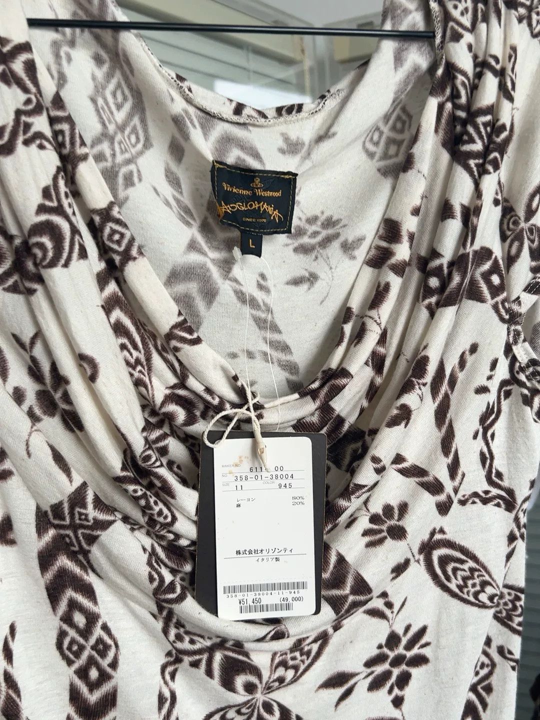 Vivienne Westwood Vivienne Westwood Totem Cowl Neck Top Size L / US 10 / IT 46 - 7 Thumbnail