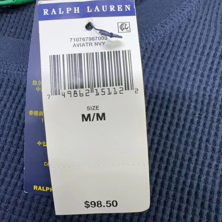 Polo Ralph Lauren Polo Ralph Lauren Pony Embroidery Waffle Long-Sleeve T-Shirt Size US M / EU 48-50 / 2 - 4 Thumbnail