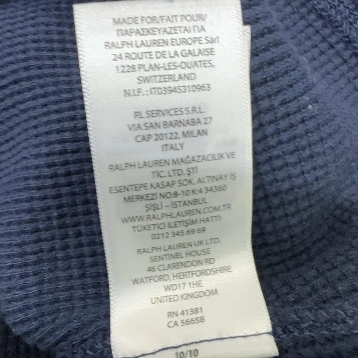 Polo Ralph Lauren Polo Ralph Lauren Pony Embroidery Waffle Long-Sleeve T-Shirt Size US M / EU 48-50 / 2 - 6 Thumbnail