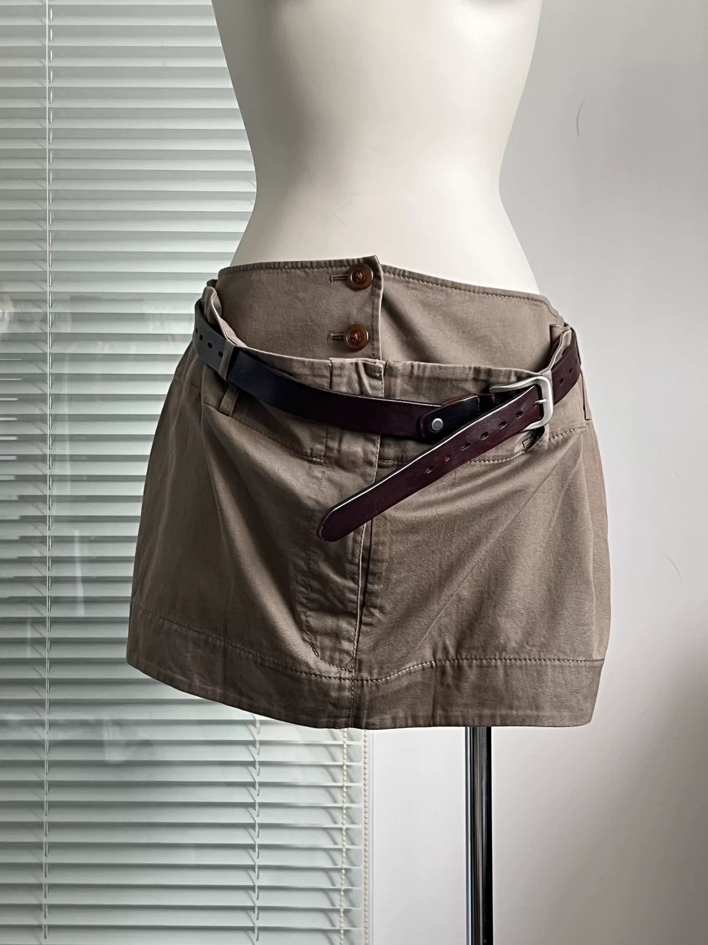 Vivienne Westwood Vivienne Westwood Fake Two-Piece Mini Skirt Size 22" - 4 Thumbnail