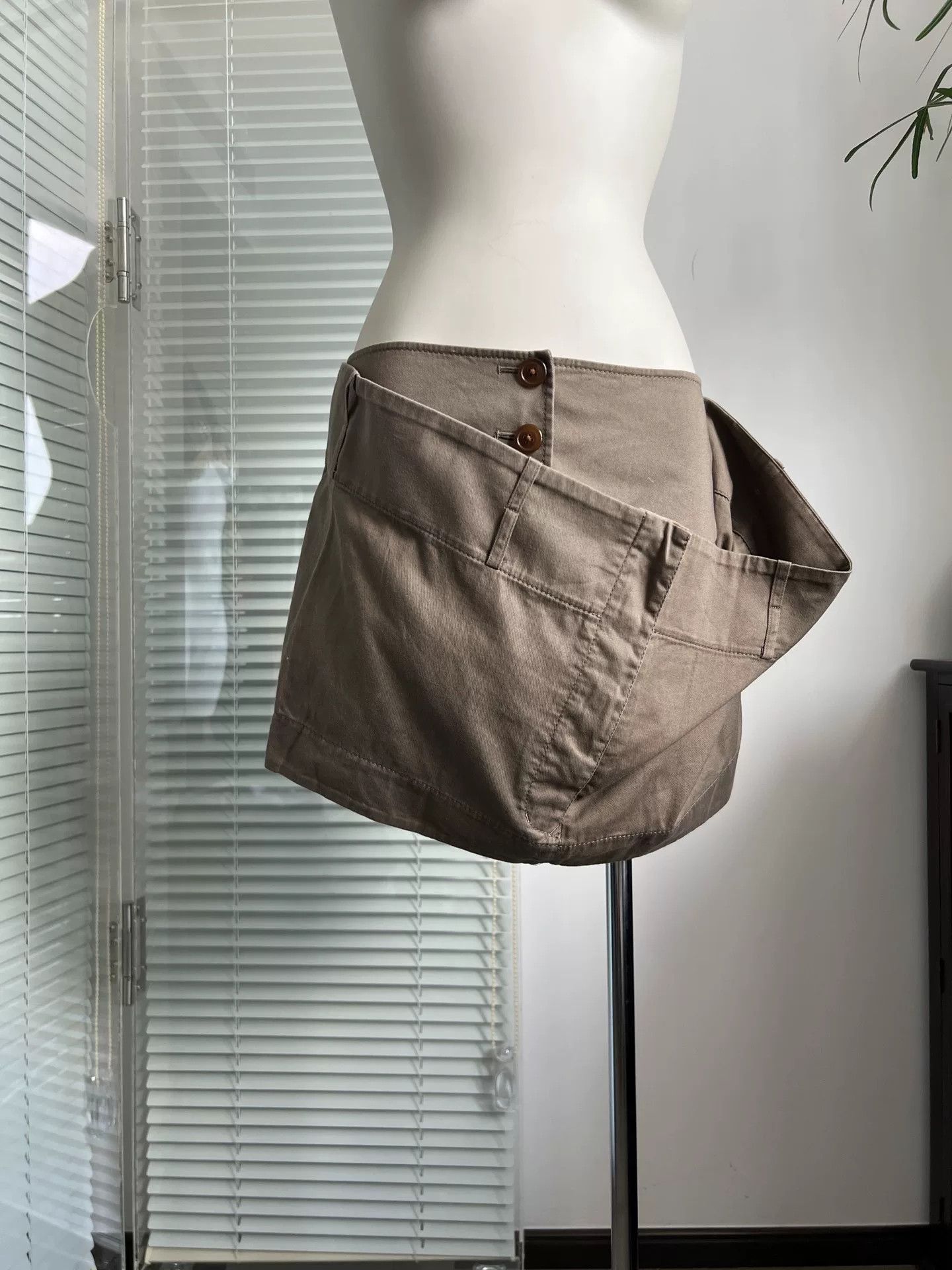 Vivienne Westwood Vivienne Westwood Fake Two-Piece Mini Skirt Size 22" - 3 Thumbnail