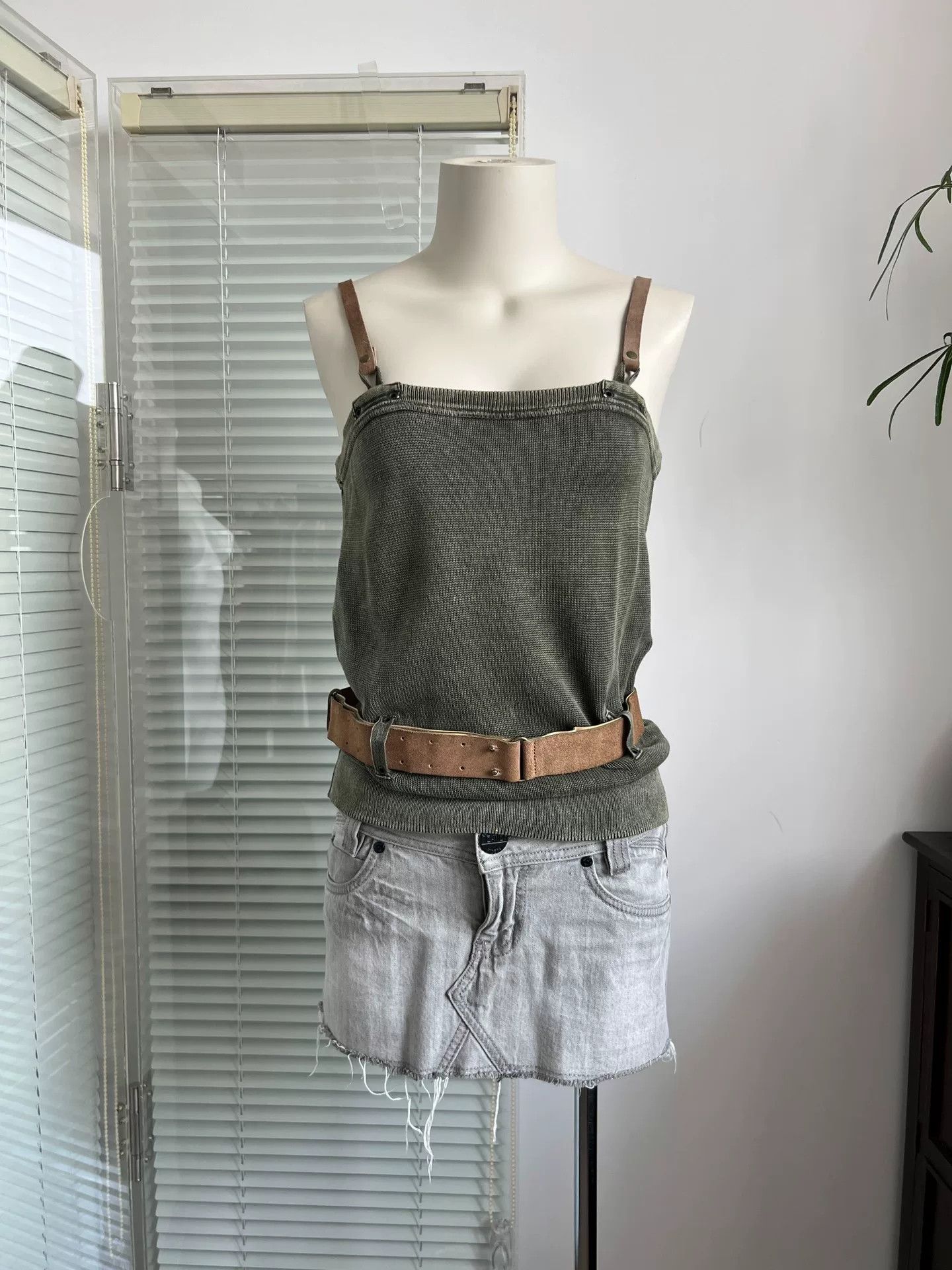 MAX&Co. MAX&co Washed Vintage Knit Camisole Size S / US 4 / IT 40 - 2 Thumbnail