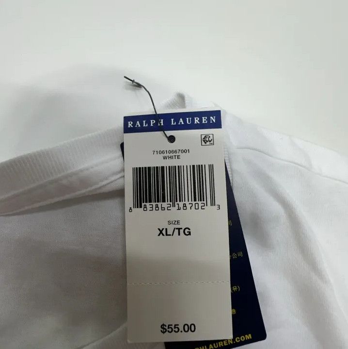 Polo Ralph Lauren Polo Ralph Lauren Logo Embroidered White Short Sleeve T-Shirt Size US XL / EU 56 / 4 - 2 Thumbnail