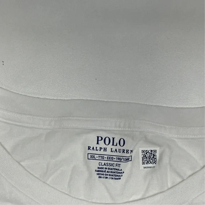 Polo Ralph Lauren Polo Ralph Lauren Logo Embroidered Crew Neck Short Sleeve T-Shirt Size US XXL / EU 58 / 5 - 2 Thumbnail