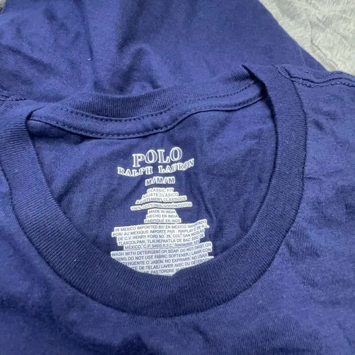 Polo Ralph Lauren Polo Ralph Lauren Solid Crew Neck Casual Short Sleeve Size US M / EU 48-50 / 2 - 6 Thumbnail