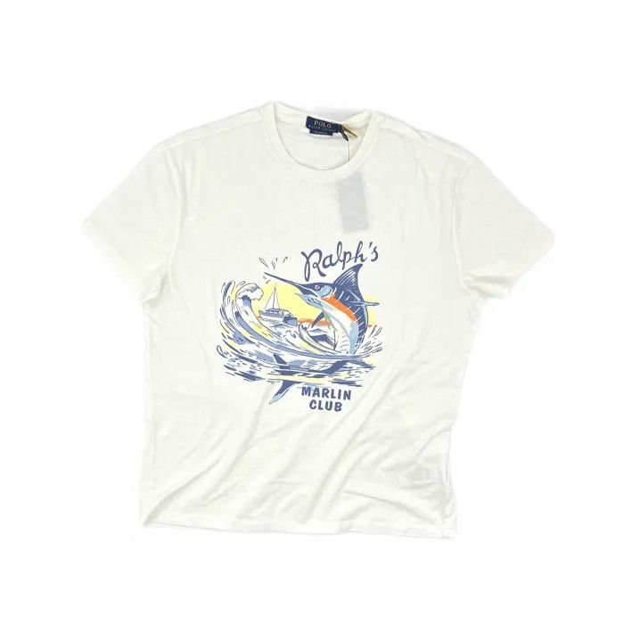 Polo Ralph Lauren Polo Ralph Lauren Marlin Print Casual Crew Neck T-Shirt Size US M / EU 48-50 / 2 - 2 Thumbnail