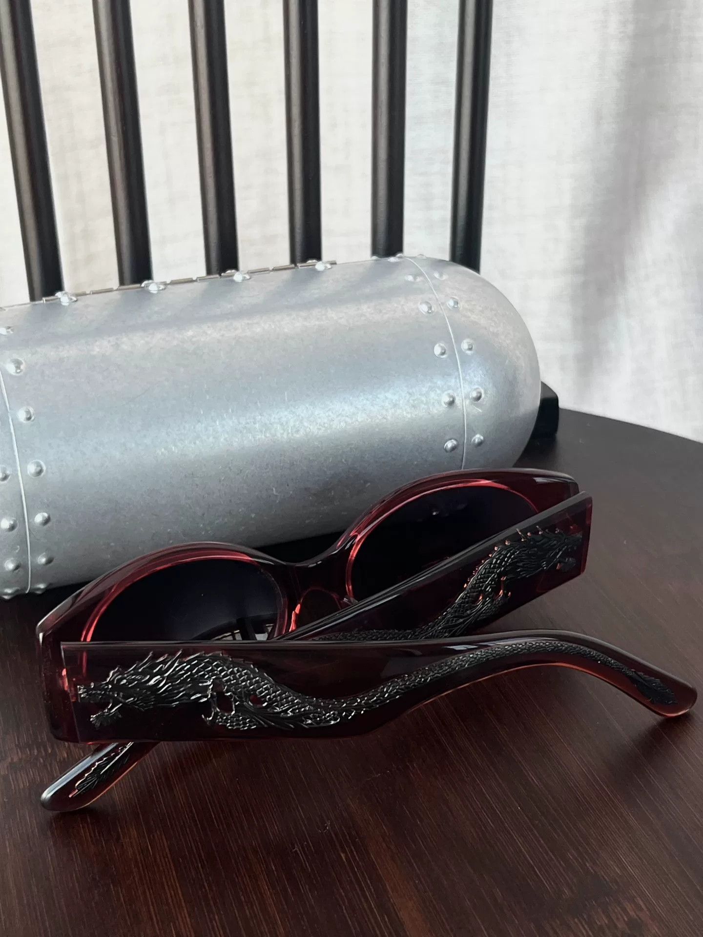 Jean Paul Gaultier Jean Paul Gaultier Rare Silver Dragon Sunglasses Size ONE SIZE - 3 Thumbnail