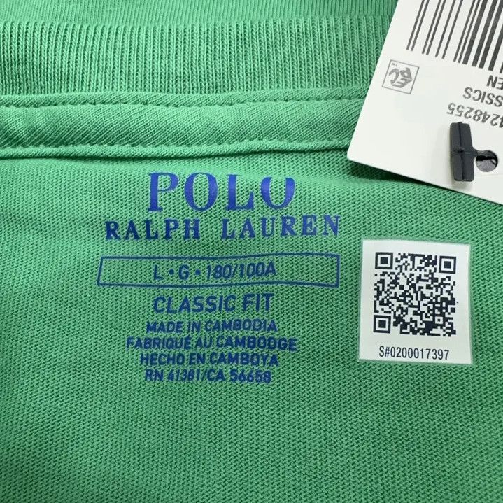 Polo Ralph Lauren Polo Ralph Lauren Solid Green Short-Sleeve T-Shirt Size US L / EU 52-54 / 3 - 4 Thumbnail