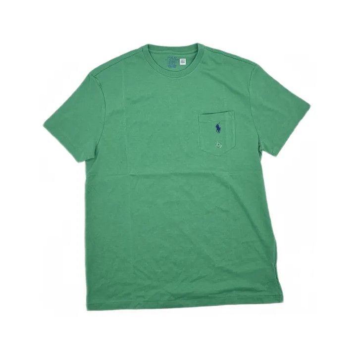 Polo Ralph Lauren Polo Ralph Lauren Solid Green Short-Sleeve T-Shirt Size US M / EU 48-50 / 2 - 2 Thumbnail