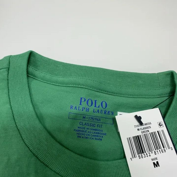Polo Ralph Lauren Polo Ralph Lauren Solid Green Short-Sleeve T-Shirt Size US M / EU 48-50 / 2 - 6 Thumbnail