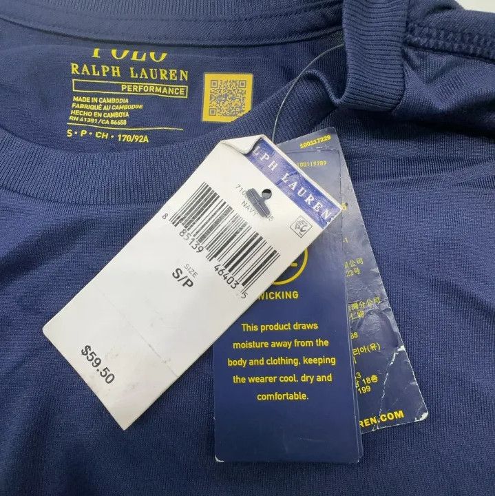 Polo Ralph Lauren Polo Ralph Lauren Solid Round Neck Short Sleeve Size US S / EU 44-46 / 1 - 7 Thumbnail