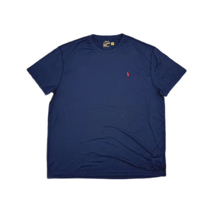 Polo Ralph Lauren Polo Ralph Lauren Solid Round Neck Short Sleeve Size US XL / EU 56 / 4 - 2 Thumbnail