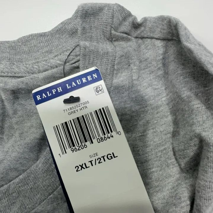 Polo Ralph Lauren Polo Ralph Lauren Gray Short-Sleeve T-Shirt Size US XXL / EU 58 / 5 - 7 Thumbnail