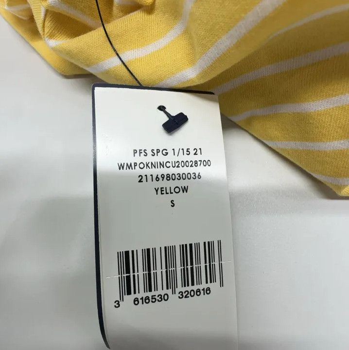 Polo Ralph Lauren Polo Ralph Lauren Yellow Striped Short Sleeve Shirt Size US S / EU 44-46 / 1 - 4 Thumbnail