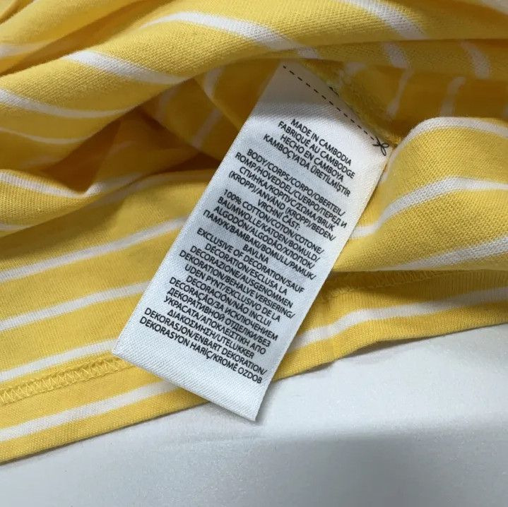 Polo Ralph Lauren Polo Ralph Lauren Yellow Striped Short Sleeve Shirt Size US S / EU 44-46 / 1 - 6 Thumbnail
