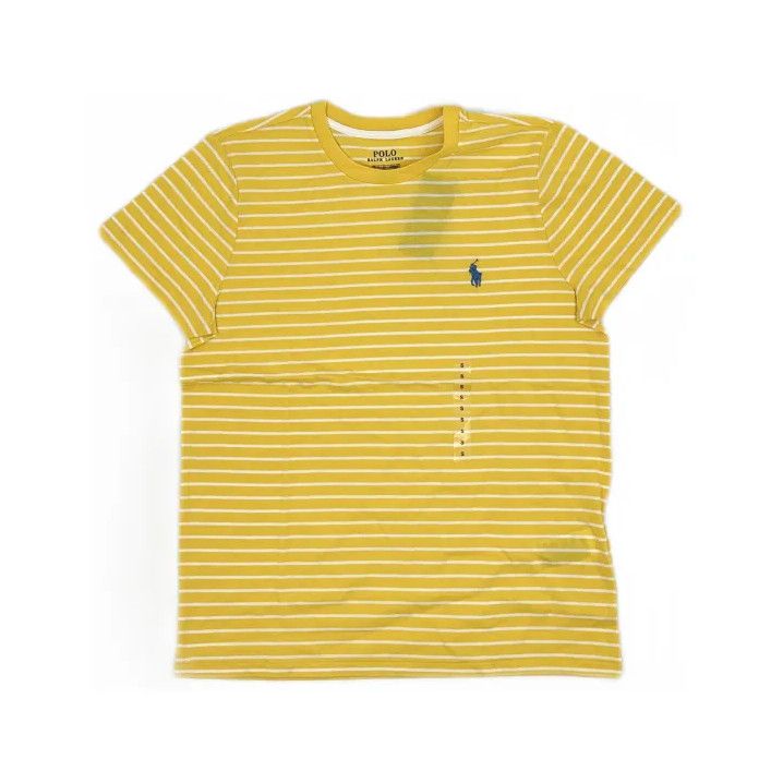 Polo Ralph Lauren Polo Ralph Lauren Yellow Striped Short Sleeve Shirt Size US S / EU 44-46 / 1 - 2 Thumbnail