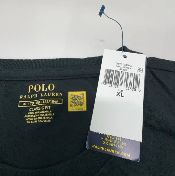 Polo Ralph Lauren Polo Ralph Lauren Men's Solid Crewneck Short-Sleeve T-Shirt Size US XL / EU 56 / 4 - 4 Thumbnail
