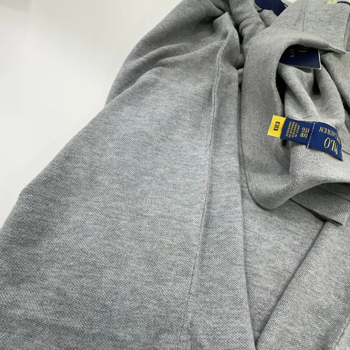 Polo Ralph Lauren Polo Ralph Lauren Gray Short Sleeve Embroidered Polo Size US XL / EU 56 / 4 - 6 Thumbnail
