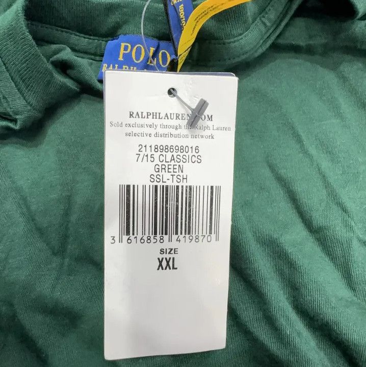 Polo Ralph Lauren Polo Ralph Lauren Solid Pony Embroidery Short Sleeve Polo Size US XXL / EU 58 / 5 - 5 Thumbnail