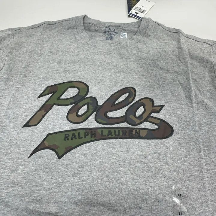 Polo Ralph Lauren Polo Ralph Lauren Solid Gray Casual Short Sleeve Shirt Size US L / EU 52-54 / 3 - 7 Thumbnail