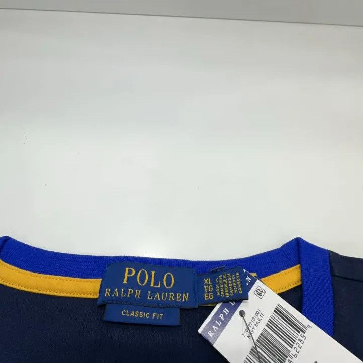 Polo Ralph Lauren Polo Ralph Lauren Colorblock Logo Embroidered T-shirt Size US XL / EU 56 / 4 - 4 Thumbnail