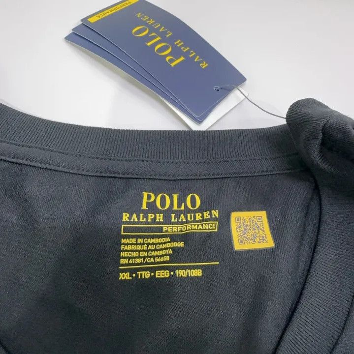Polo Ralph Lauren Polo Ralph Lauren Solid Round Neck Short Sleeve Tee Size US XXL / EU 58 / 5 - 6 Thumbnail