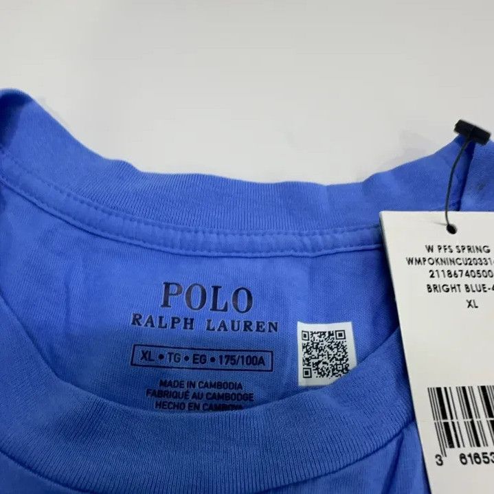 Polo Ralph Lauren Polo Ralph Lauren Solid Round Neck Short Sleeve Tee Size US XL / EU 56 / 4 - 6 Thumbnail