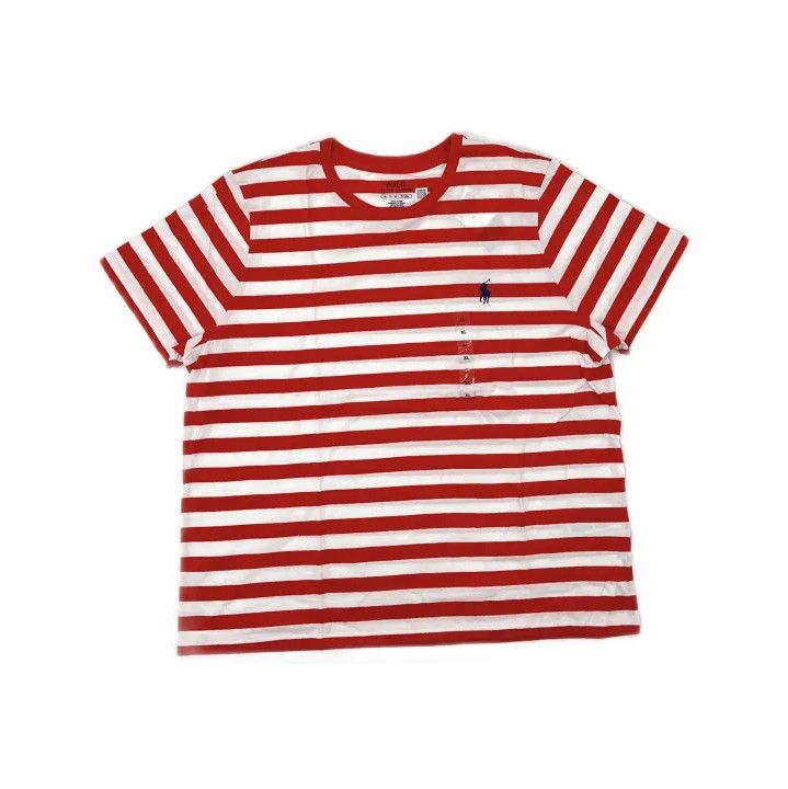 Polo Ralph Lauren Polo Ralph Lauren Striped Embroidered Pony Short-Sleeve Shirt Size US XL / EU 56 / 4 - 2 Thumbnail