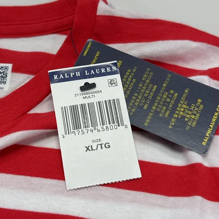 Polo Ralph Lauren Polo Ralph Lauren Striped Embroidered Pony Short-Sleeve Shirt Size US XL / EU 56 / 4 - 5 Thumbnail