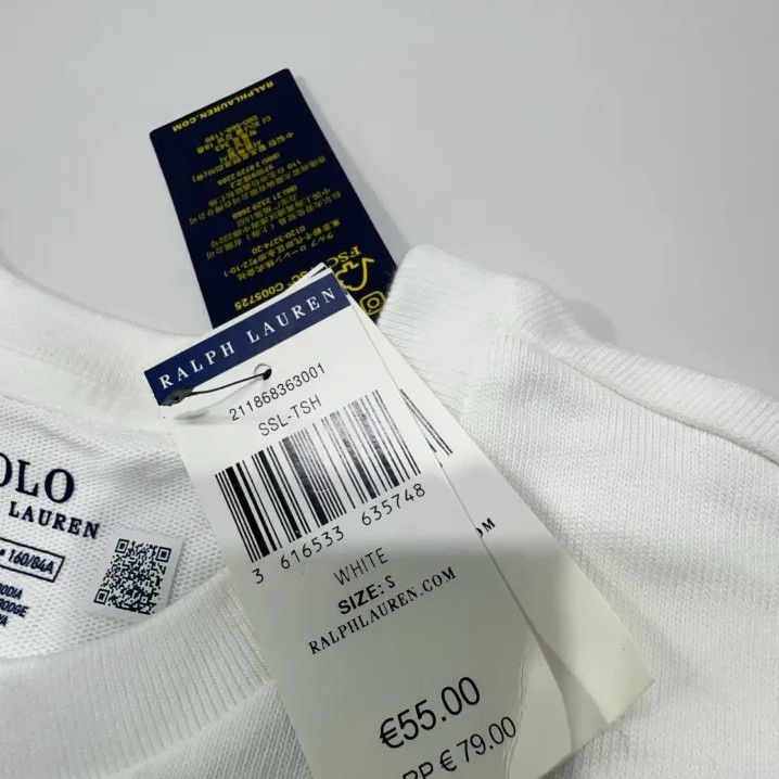 Polo Ralph Lauren Polo Ralph Lauren Solid Casual Crew Neck Short Sleeve Size US S / EU 44-46 / 1 - 5 Thumbnail