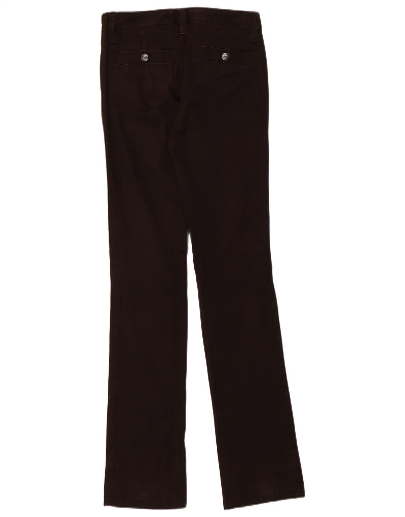 Diesel Womens Bootcut Jeans W27 L34 Black Cotton Size 42" / US 20 - 2 Thumbnail