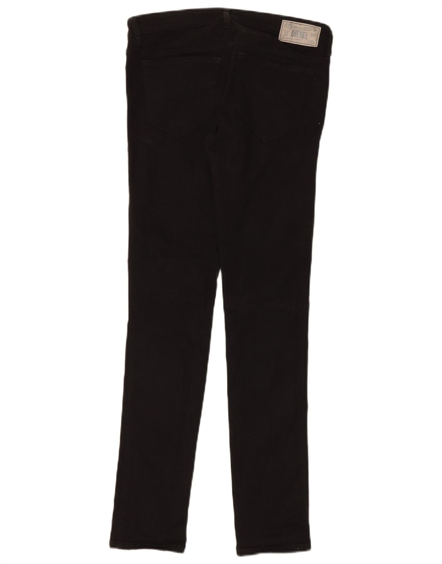 Diesel Womens Skinzee-Low Low Waist Super Slim Skinny Jeans W29 L32 Size 29" - 2 Thumbnail