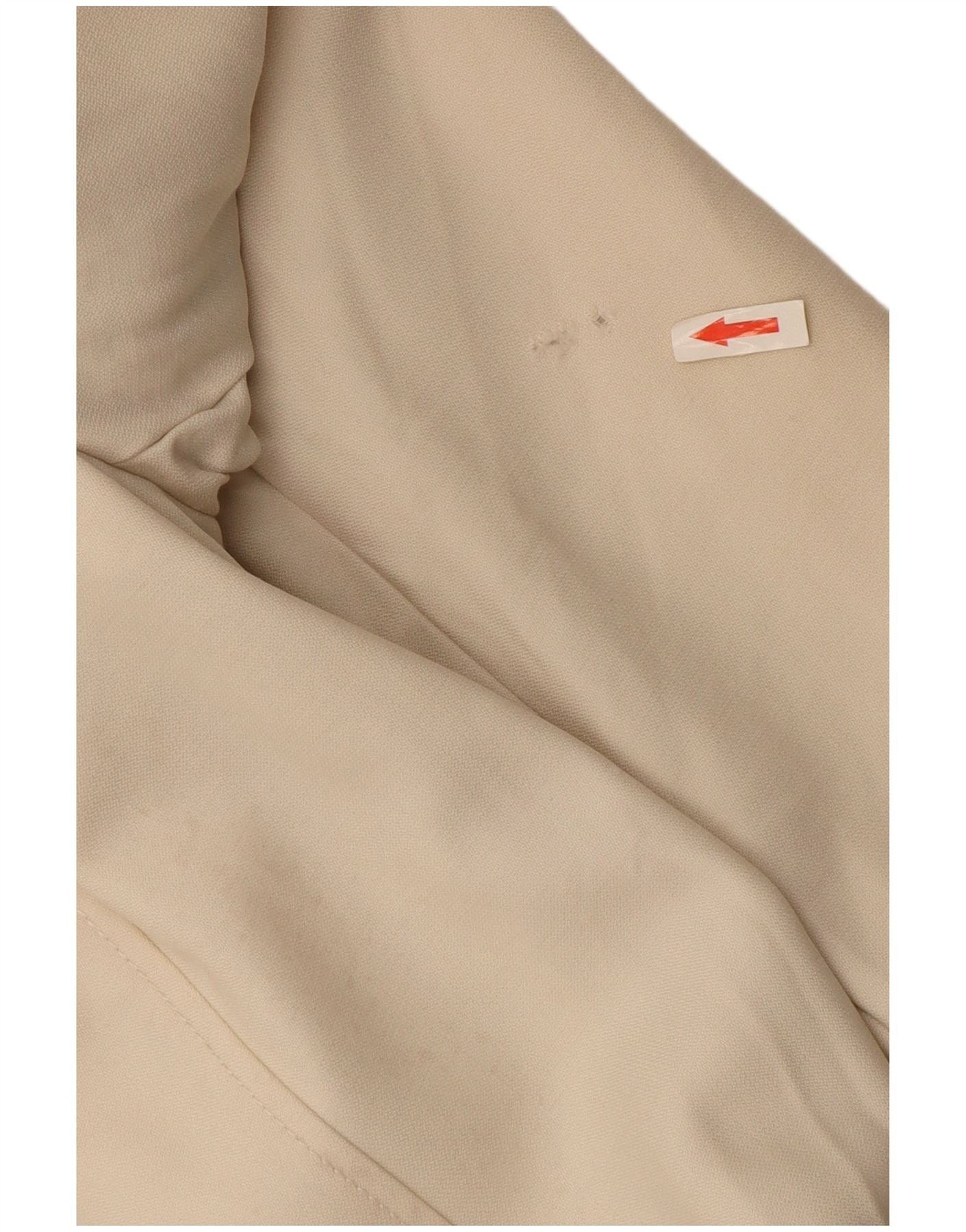 Ralph Lauren Womens Overcoat US 10 Large Off White Wool Size XS / US 0-2 / IT 36-38 - 4 Thumbnail