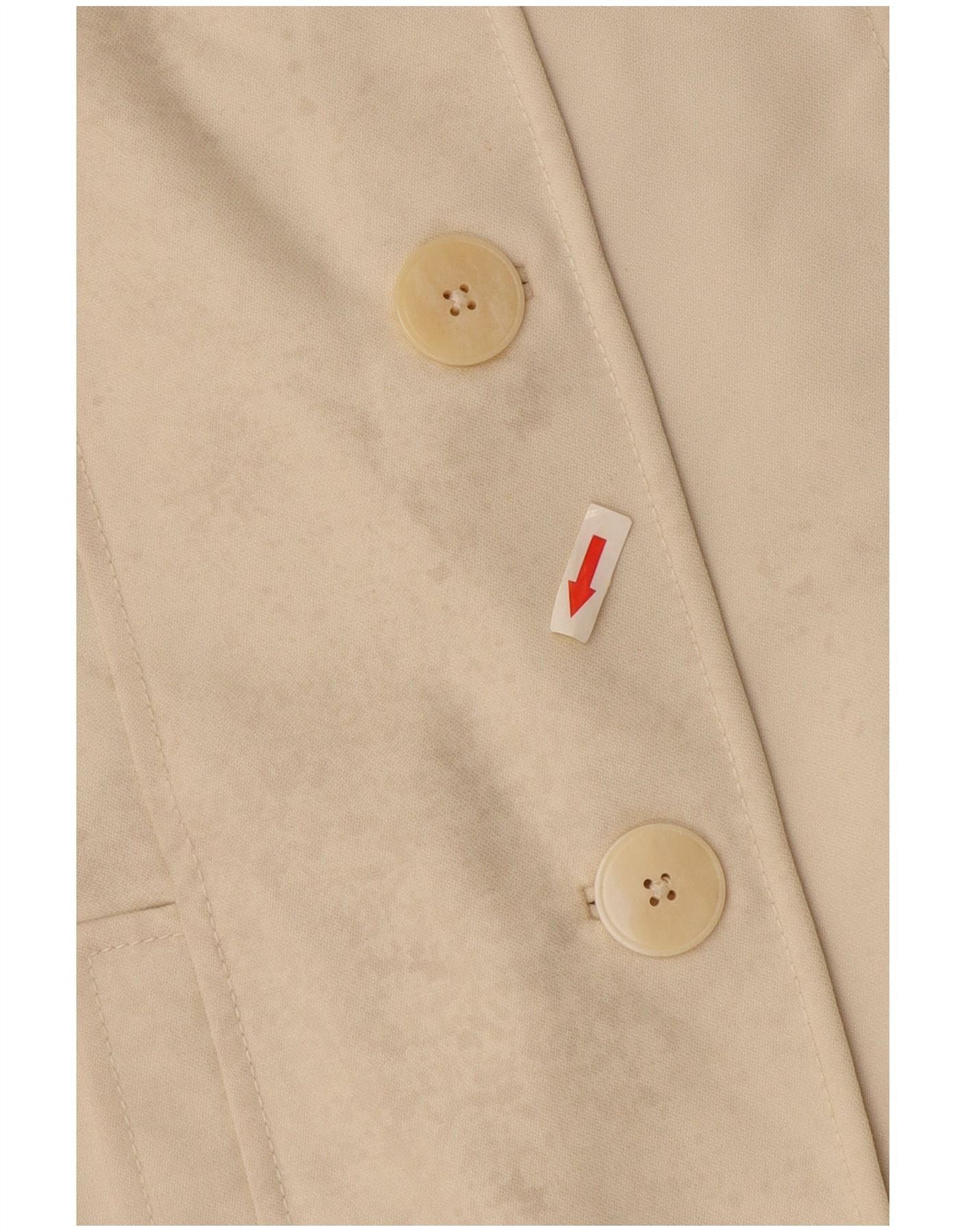 Ralph Lauren Womens Overcoat US 10 Large Off White Wool Size XS / US 0-2 / IT 36-38 - 5 Thumbnail