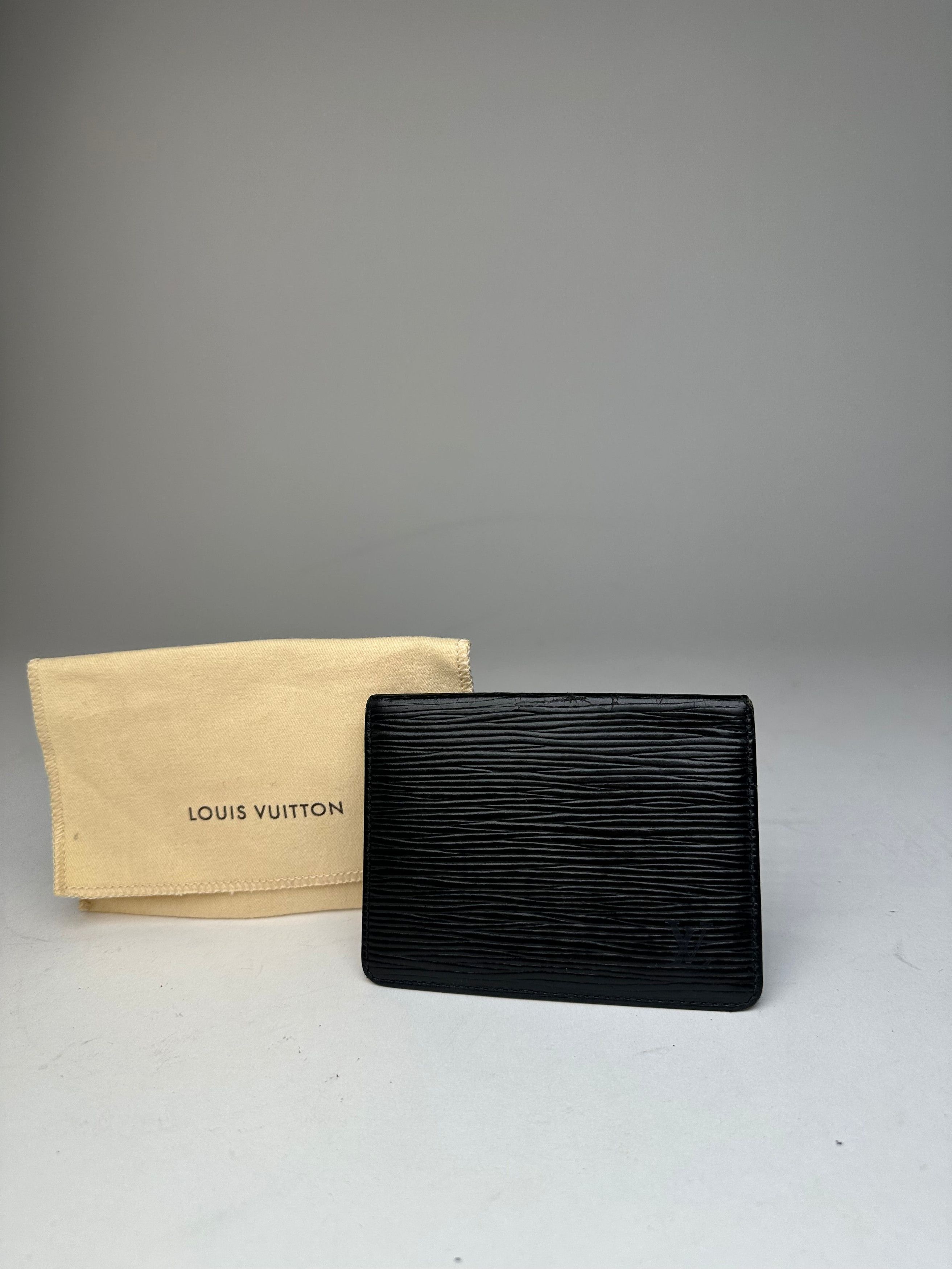 Louis Vuitton Vintage EPI Leather Card Holder Black Size ONE SIZE - 12 Thumbnail