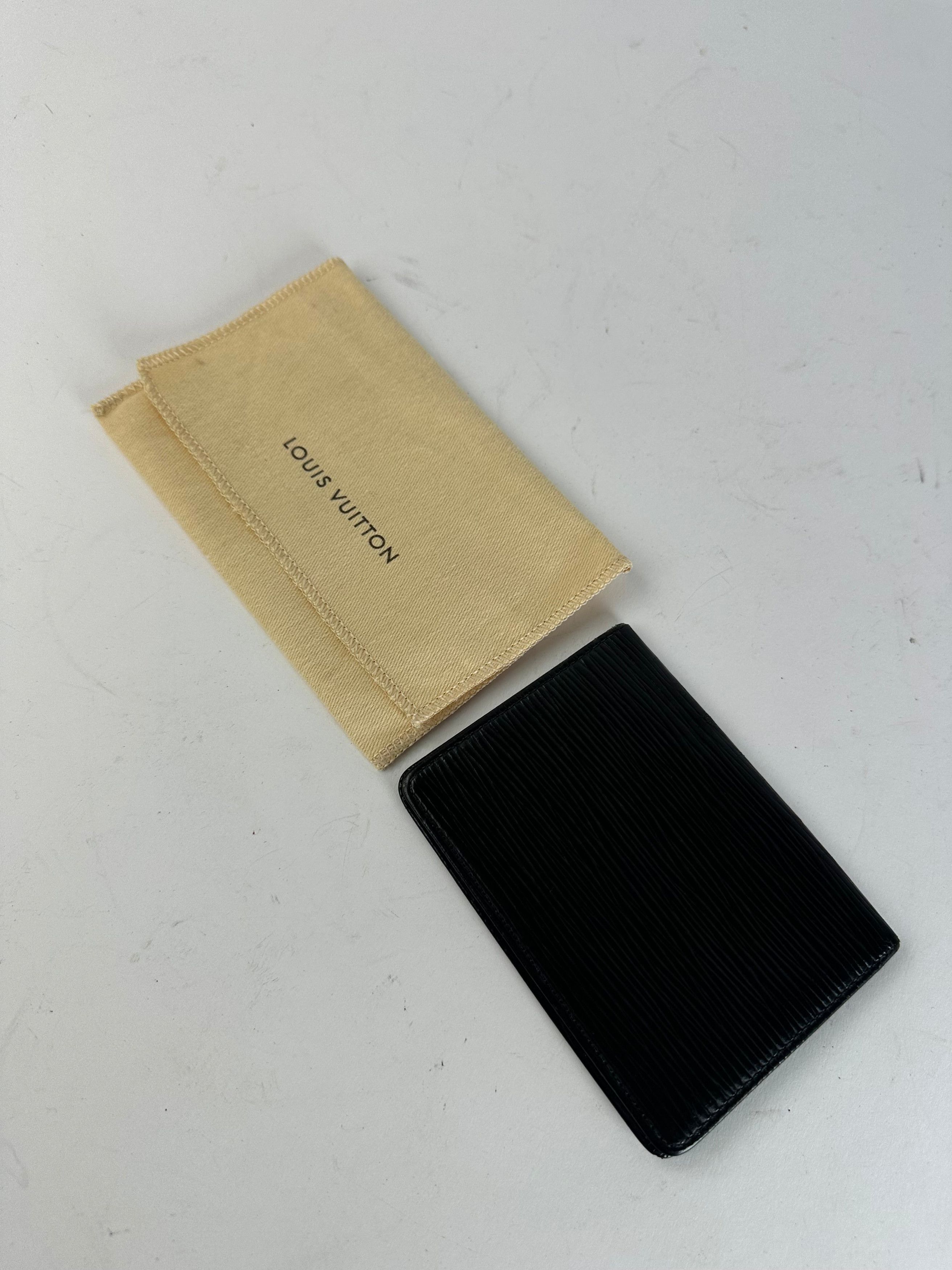Louis Vuitton Vintage EPI Leather Card Holder Black Size ONE SIZE - 5 Thumbnail