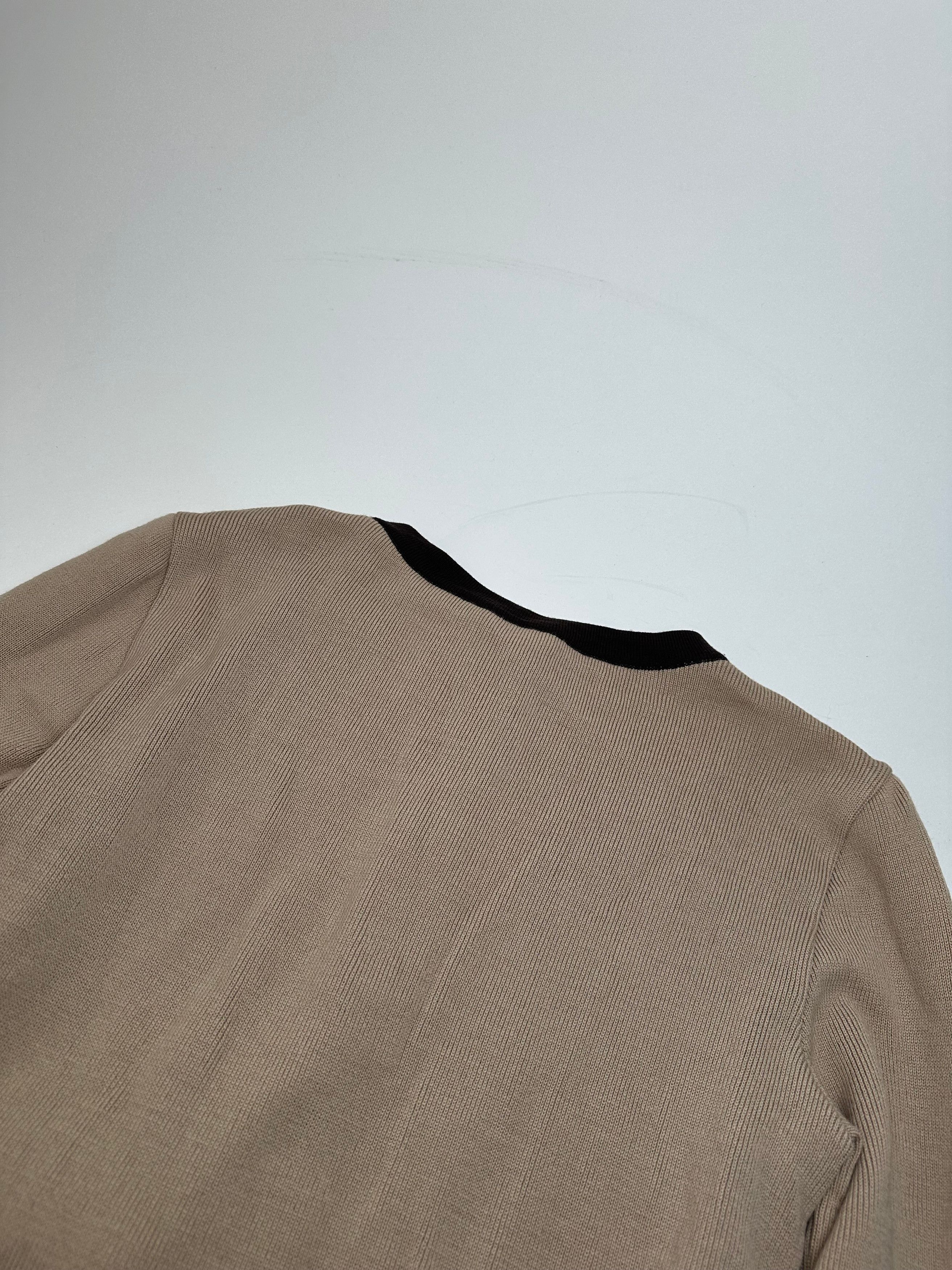 Balenciaga Vintage Wool Dress / Short Coat Black Brown-Beige M Size S / US 4 / IT 40 - 12 Thumbnail