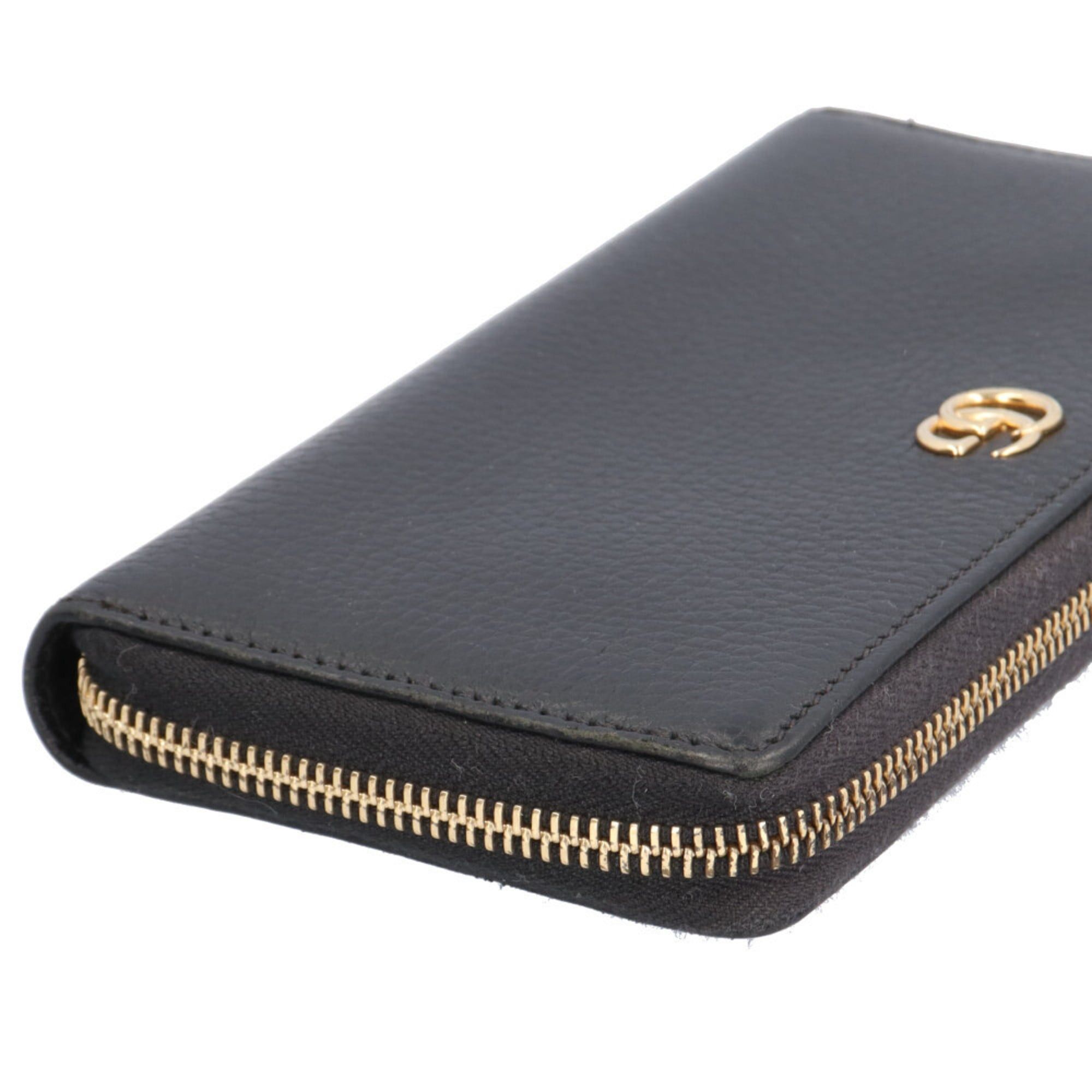 Gucci Gucci GG Marmont Long Wallet, Leather, 456117, Women's, Pre-owned. Size ONE SIZE - 8 Thumbnail