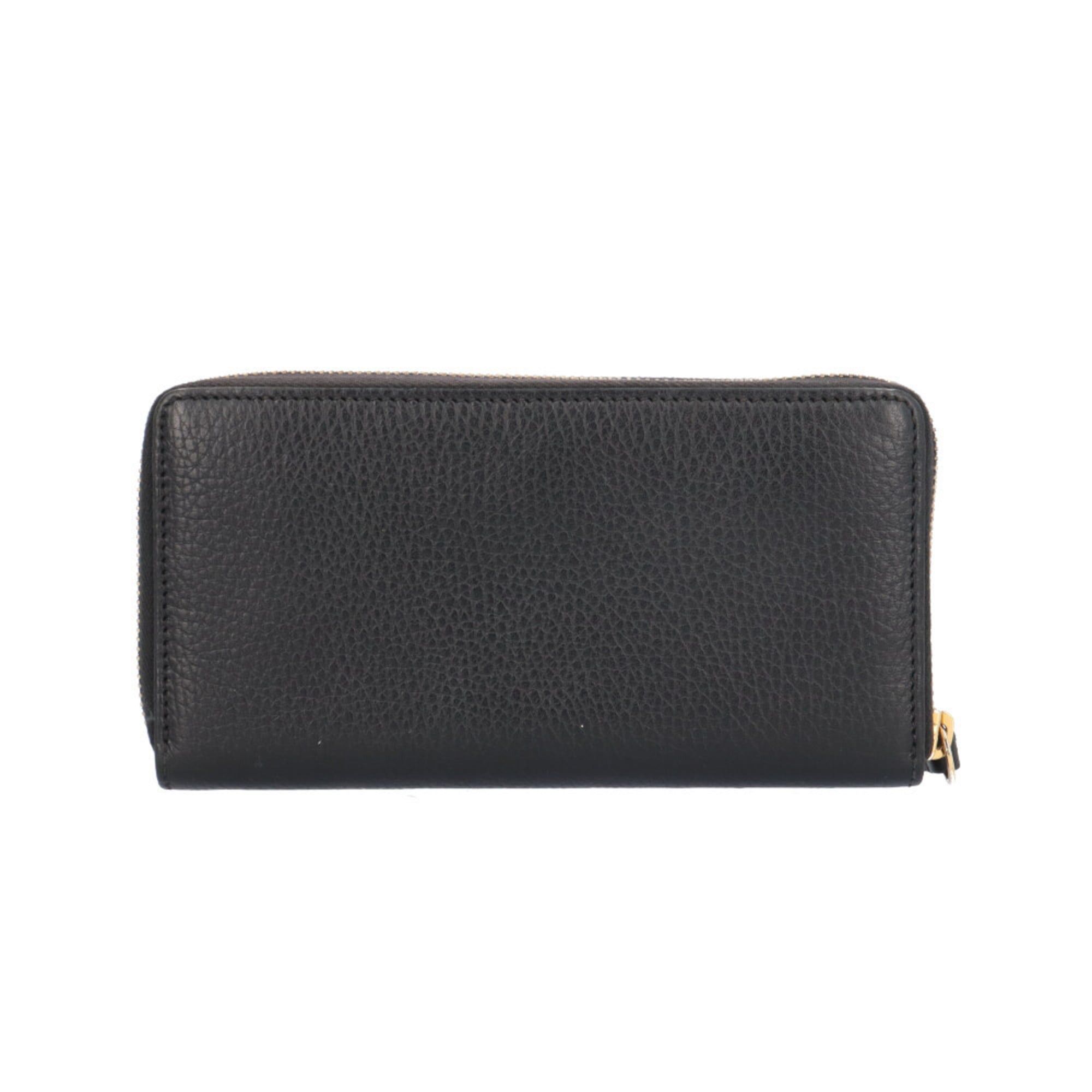 Gucci Gucci GG Marmont Long Wallet, Leather, 456117, Women's, Pre-owned. Size ONE SIZE - 2 Thumbnail