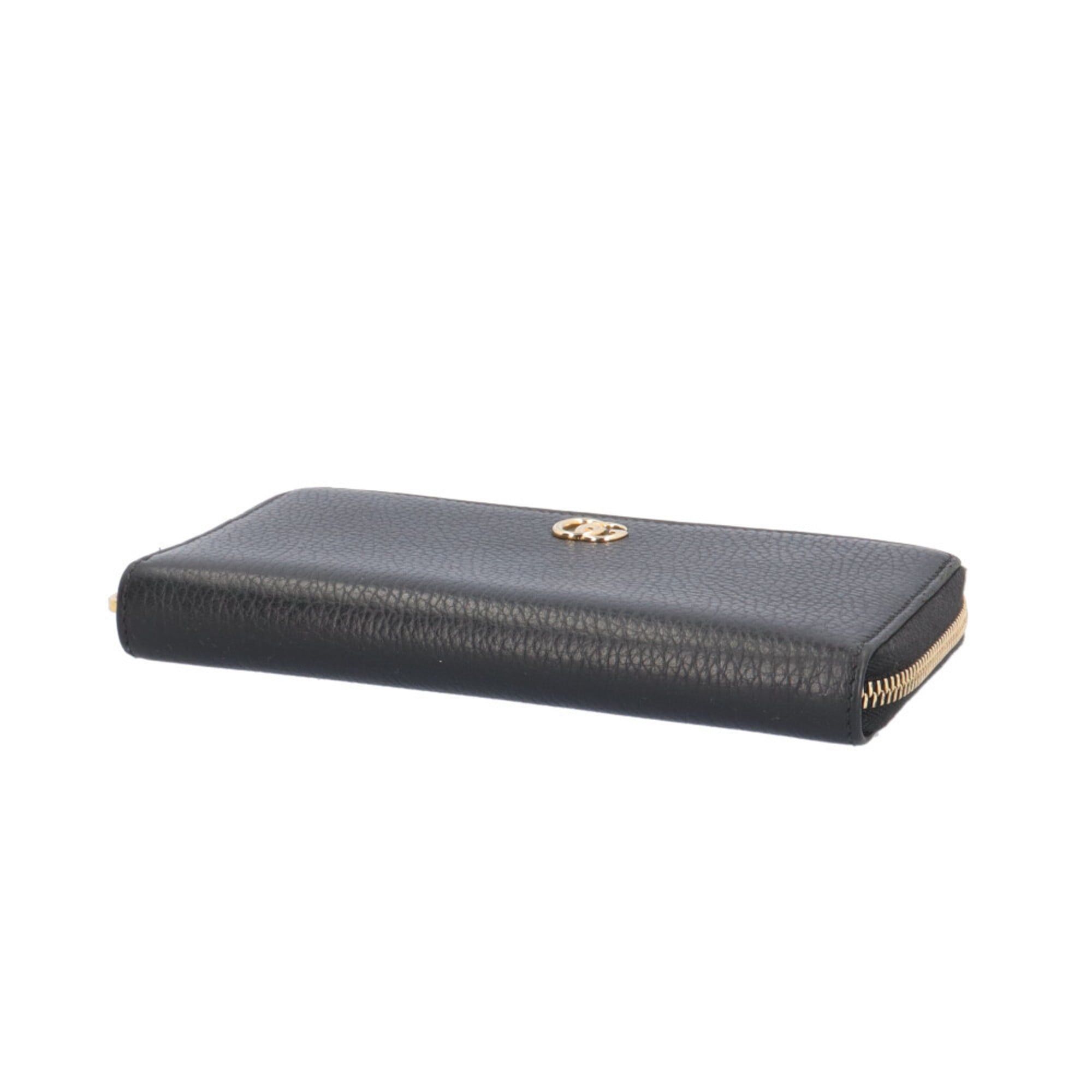 Gucci Gucci GG Marmont Long Wallet, Leather, 456117, Women's, Pre-owned. Size ONE SIZE - 4 Thumbnail