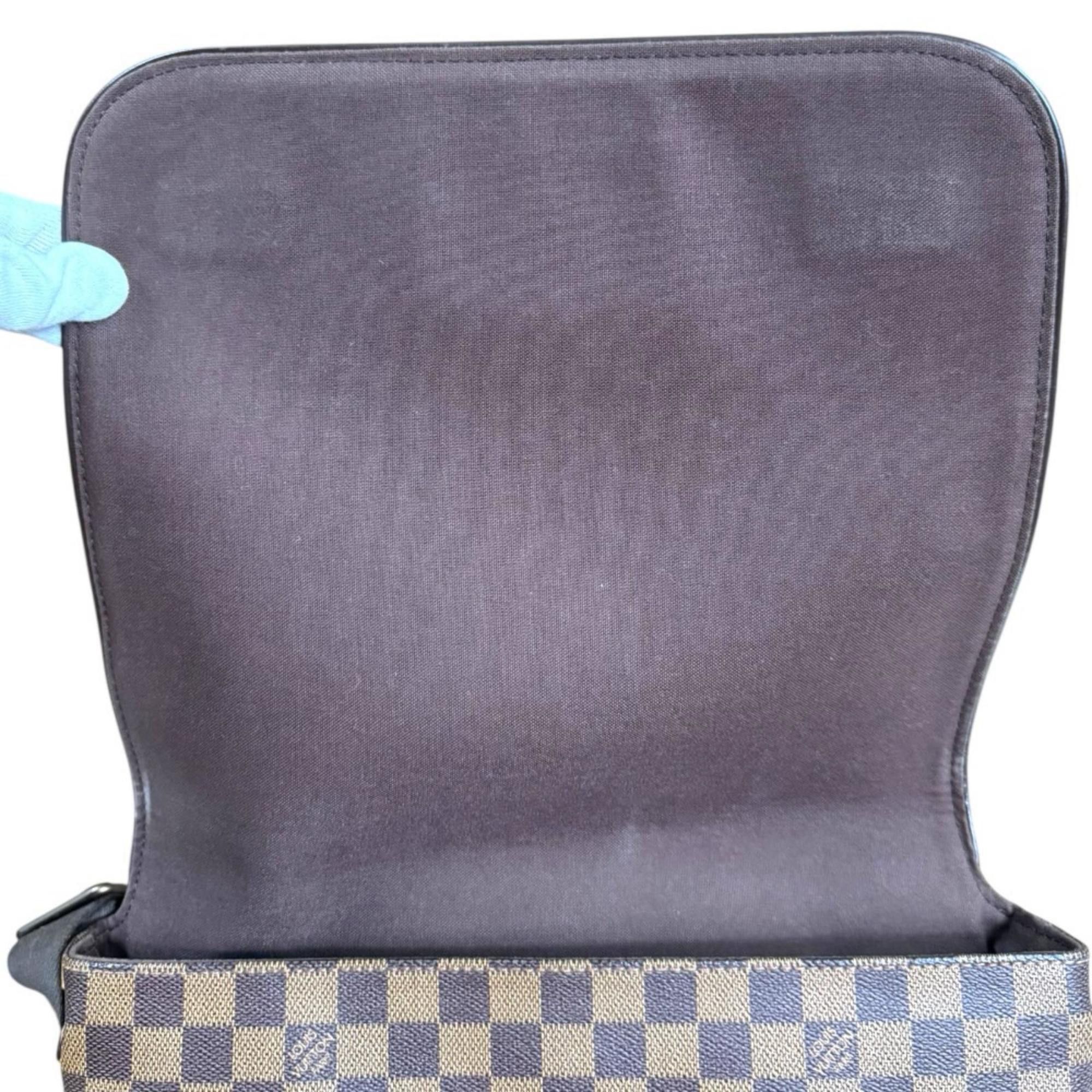Louis Vuitton Louis Vuitton Brooklyn MM Damier Shoulder Bag, Canvas N51211, Brown, Men's/Women's, LOUIS VUITTON, Used Size ONE SIZE - 11 Thumbnail