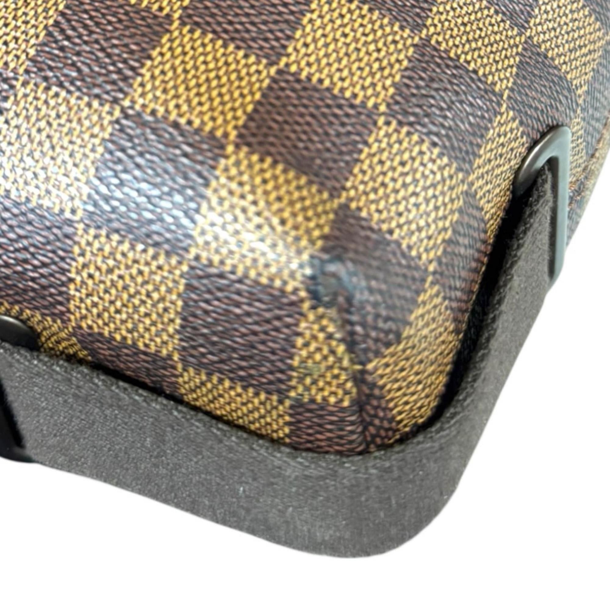 Louis Vuitton Louis Vuitton Brooklyn MM Damier Shoulder Bag, Canvas N51211, Brown, Men's/Women's, LOUIS VUITTON, Used Size ONE SIZE - 12 Thumbnail