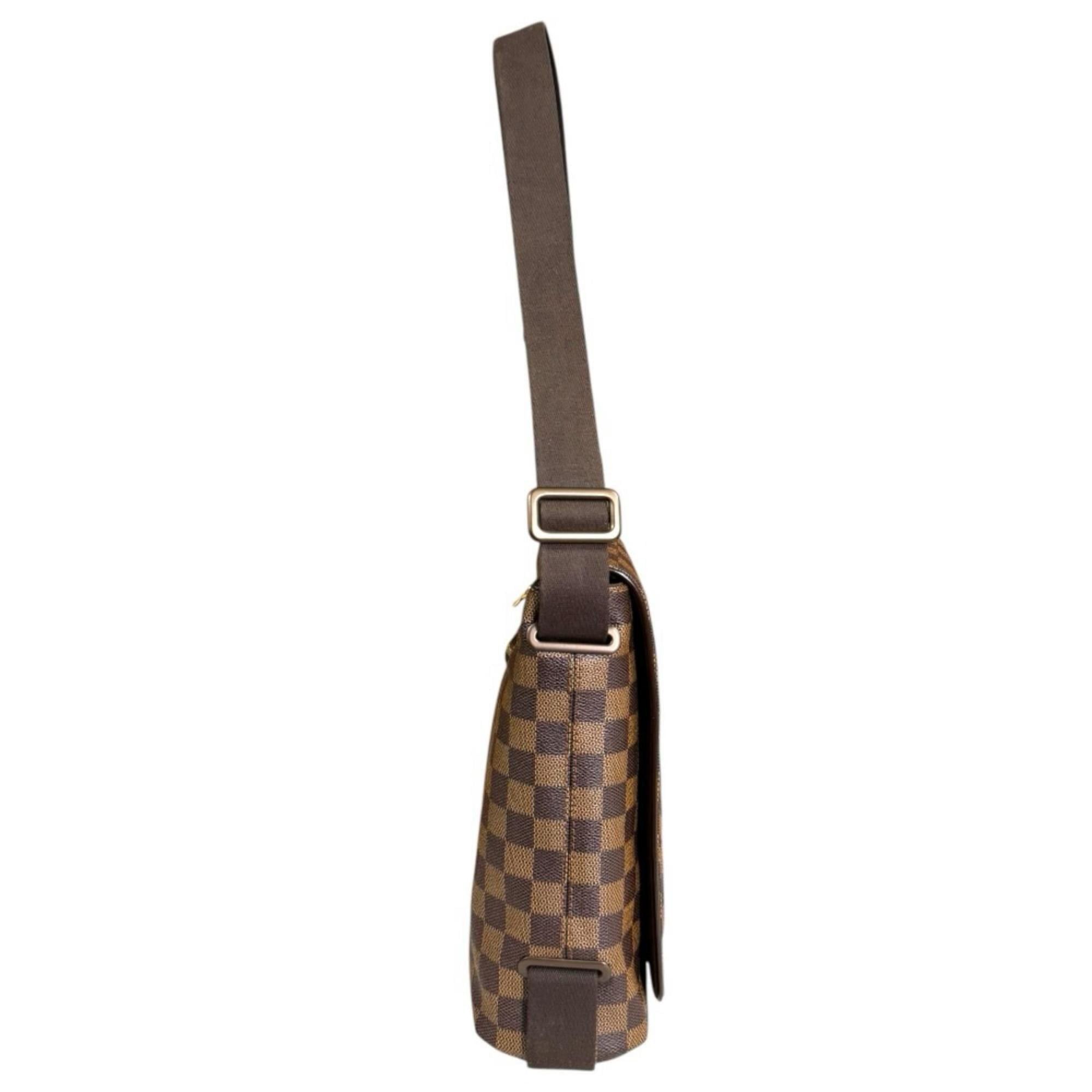 Louis Vuitton Louis Vuitton Brooklyn MM Damier Shoulder Bag, Canvas N51211, Brown, Men's/Women's, LOUIS VUITTON, Used Size ONE SIZE - 4 Thumbnail