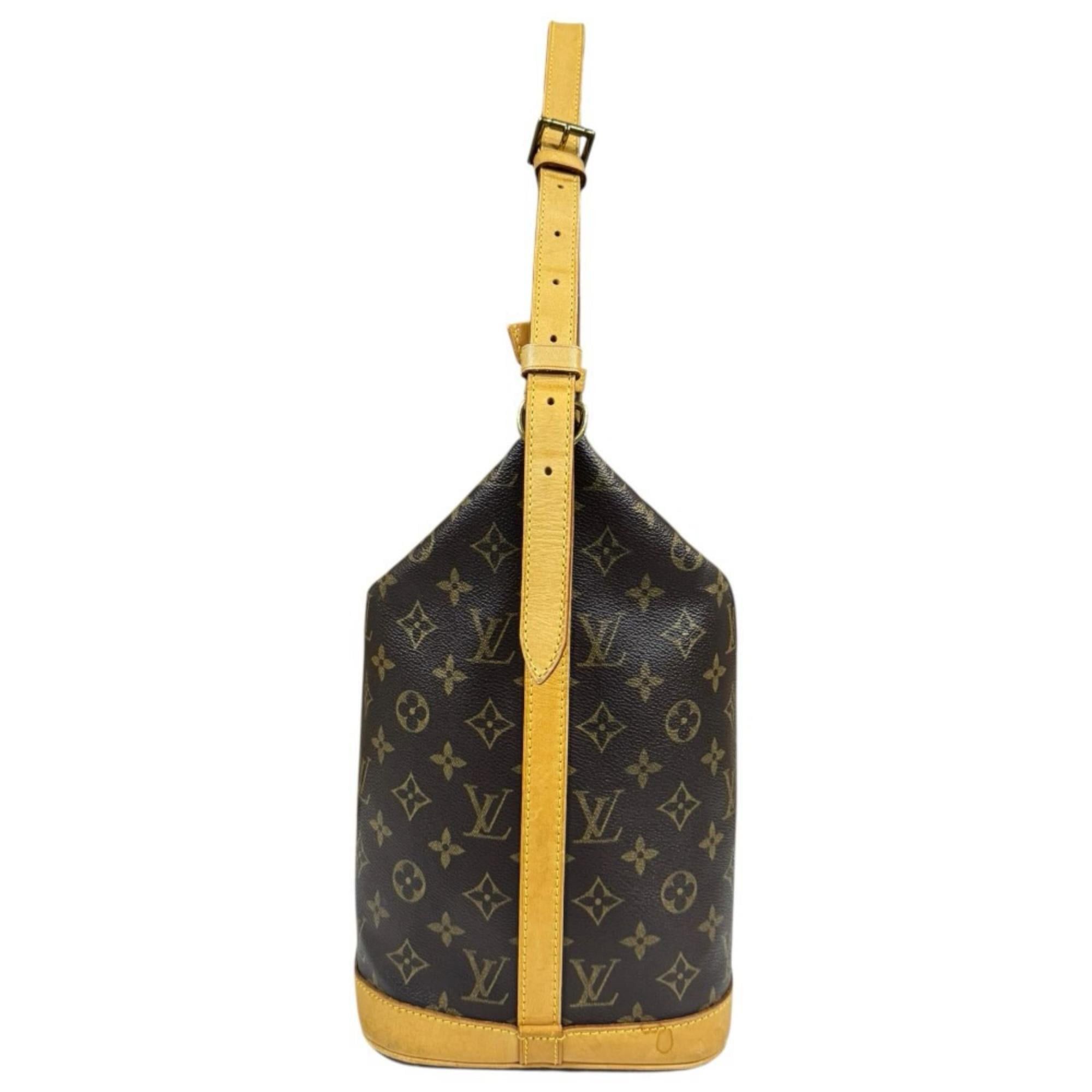 Louis Vuitton Louis Vuitton x Sharon Stone collaboration Amfar Three Vanity Star Monogram Shoulder Bag, Canvas M47275, Brown, Women's, LOUIS VUITTON, Used Size ONE SIZE - 4 Thumbnail