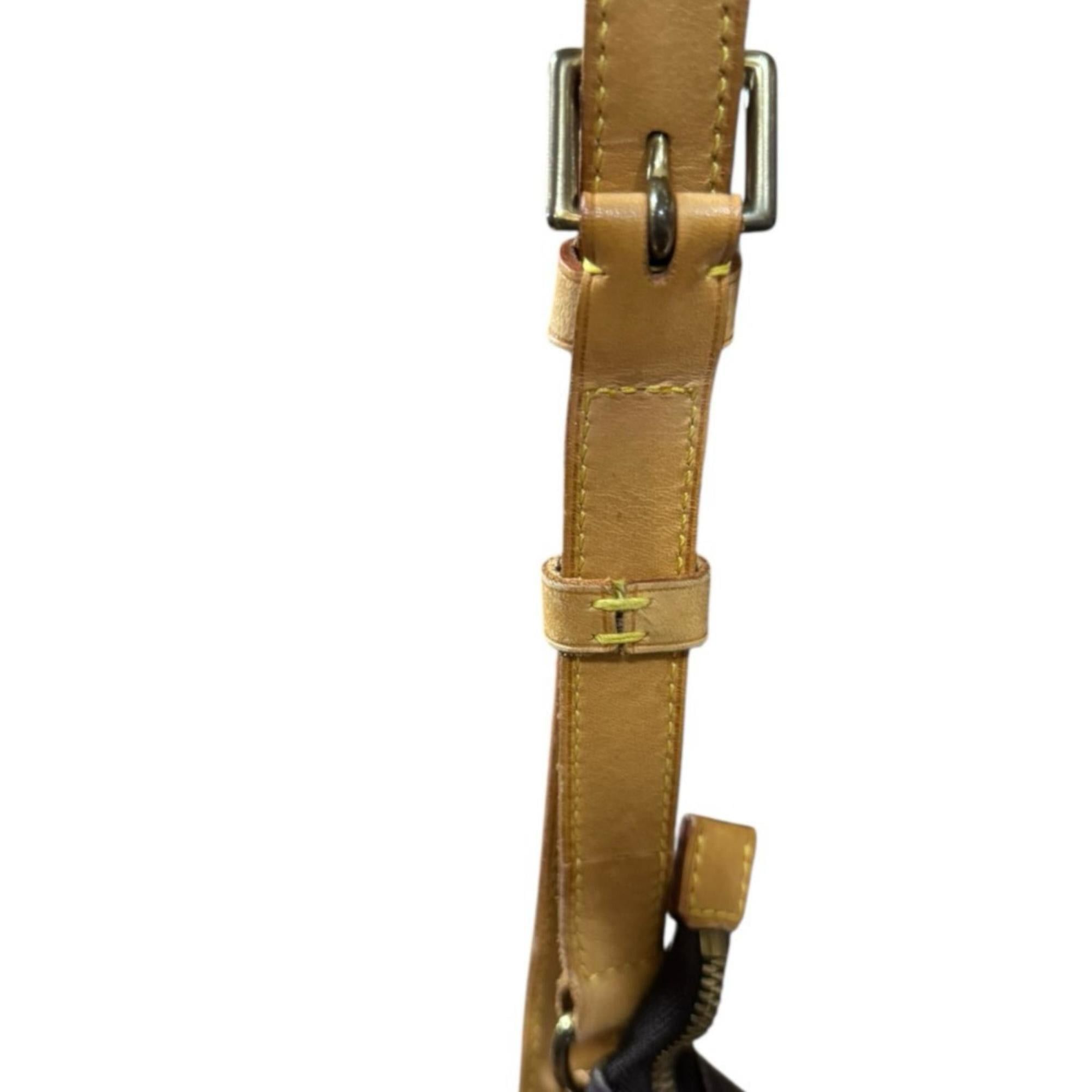 Louis Vuitton Louis Vuitton x Sharon Stone collaboration Amfar Three Vanity Star Monogram Shoulder Bag, Canvas M47275, Brown, Women's, LOUIS VUITTON, Used Size ONE SIZE - 15 Thumbnail