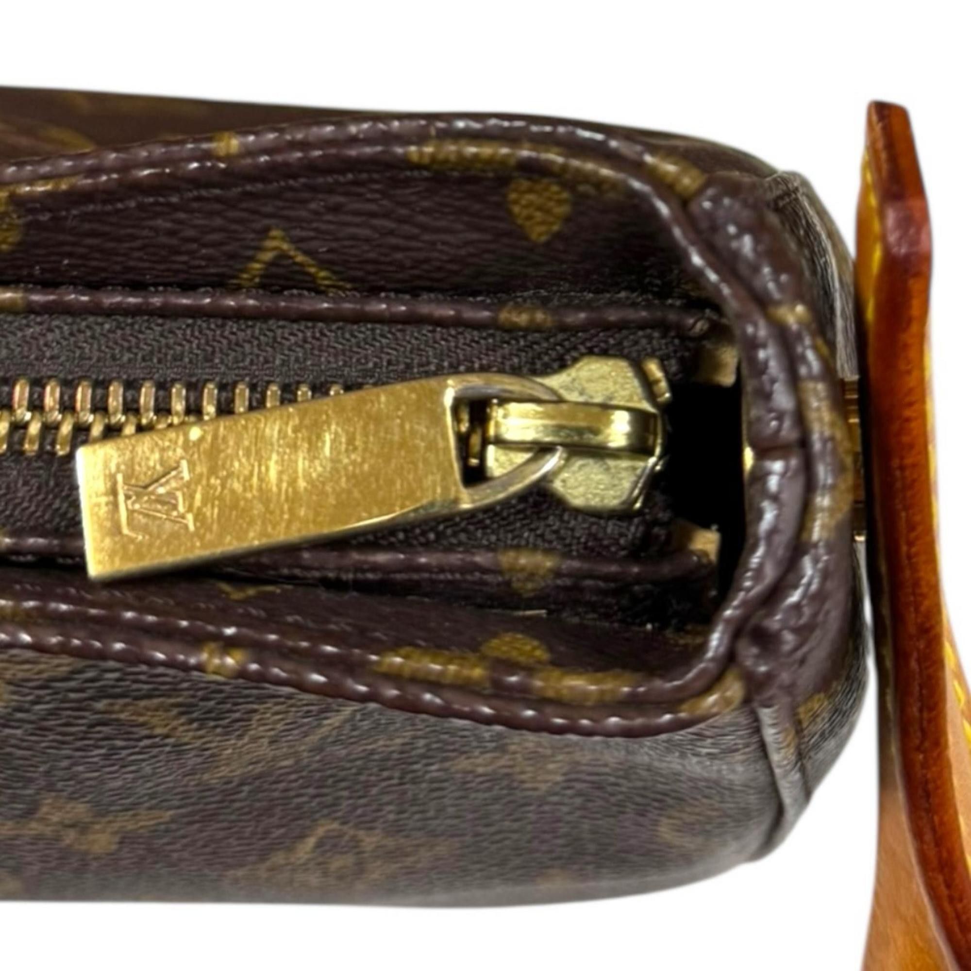 Louis Vuitton Louis Vuitton Looping MM Monogram Shoulder Bag, Canvas M51146, Brown, Women's, LOUIS VUITTON, Used Size ONE SIZE - 10 Thumbnail